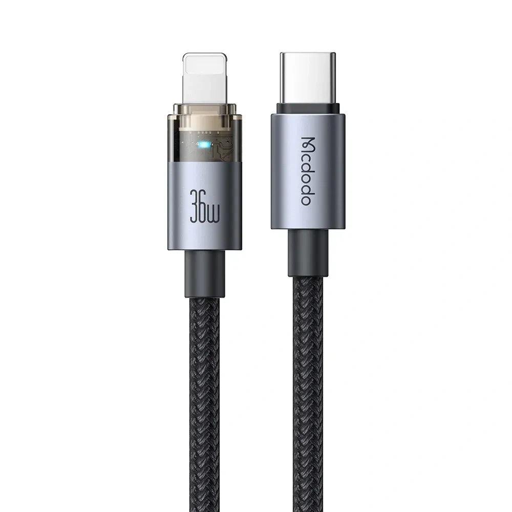 Mcdodo USB-C to Lightning Cable with 7 Colorful Lights 1.2m