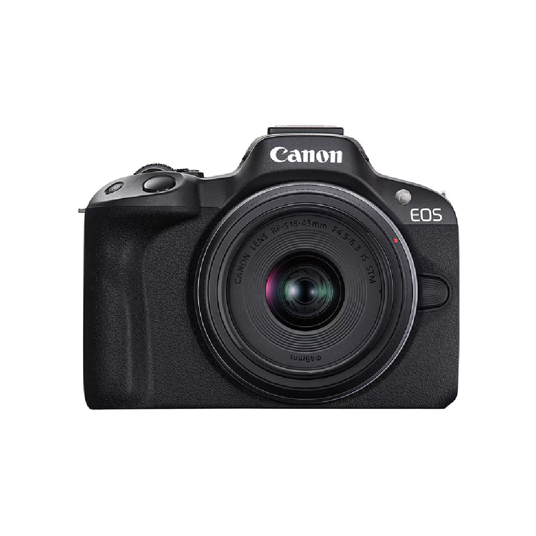 Canon EOS R50 Mirrorless Camera with RF-S 18-45mm f/4.5-6.3 IS STM Lens