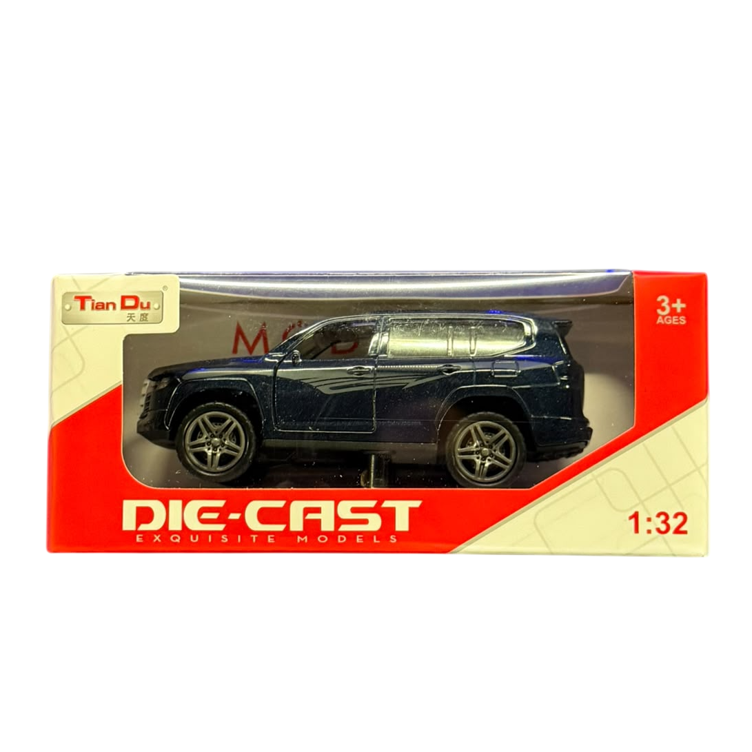 Die-Cast Metal Toyota Land Cruiser Toy Car (Assorted Random Colors)