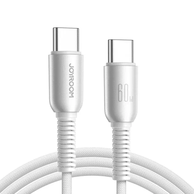 Joyroom S-A51 Type-C to Type-C 60W Fast Charging Data Cable (White)