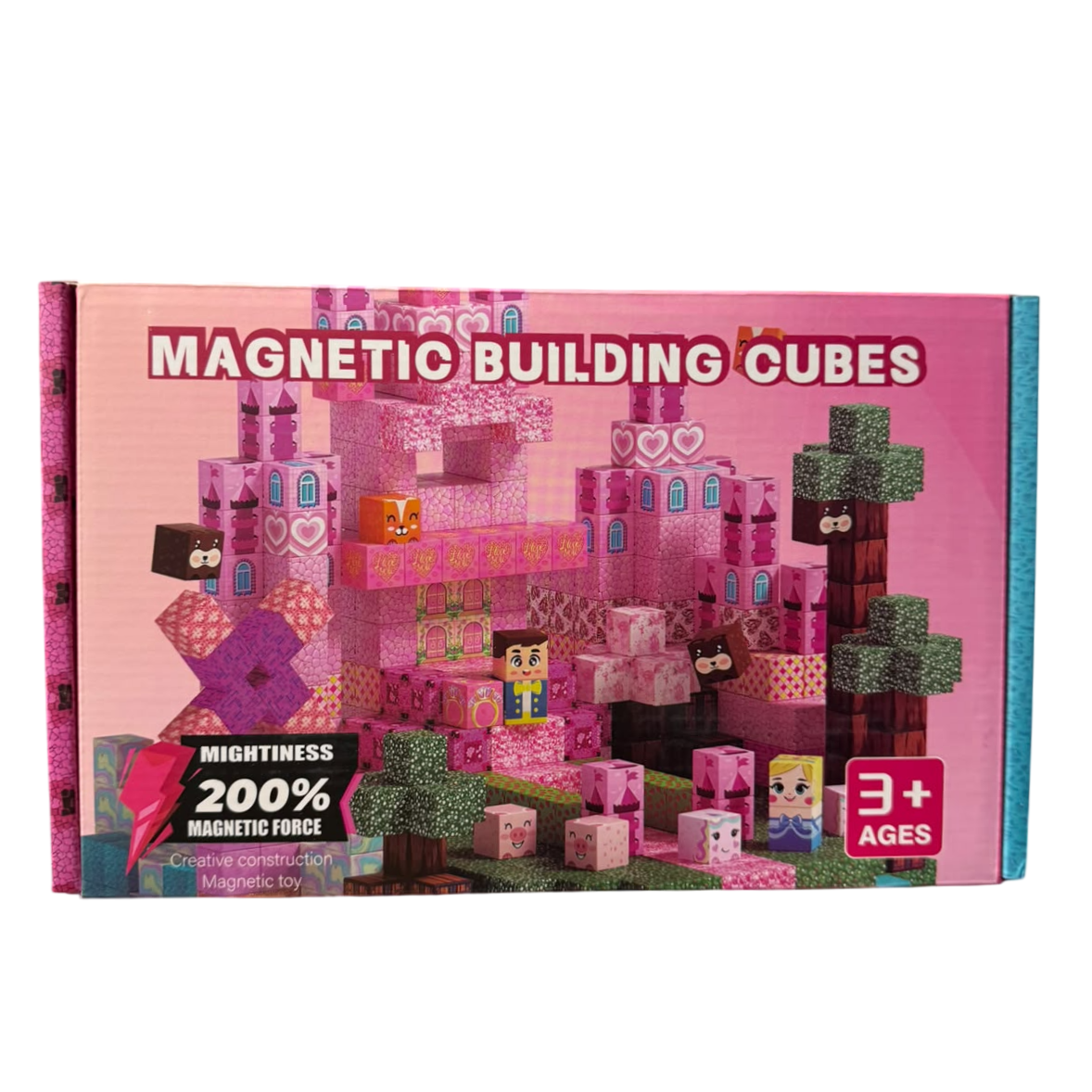 کتڵەی بلۆکی بینایی مەگناتیسی Minecraft Princess Cherry – 150 پارچە
