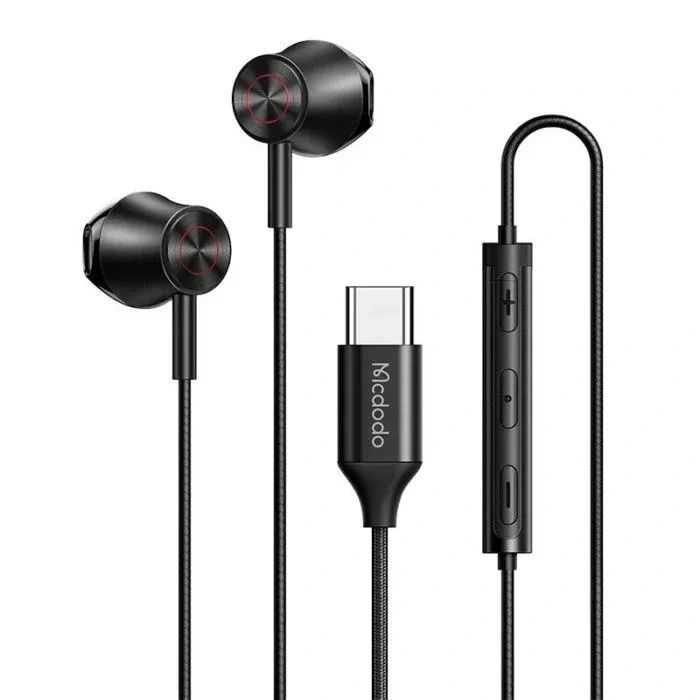 Mcdodo Type-C Wired Earphone (HP-4070 Black)