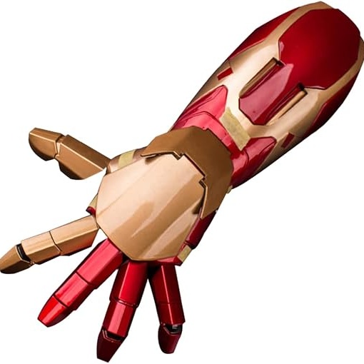 Iron Man Motorized Wearable Arm Gauntlet – Voice Control & LED Repulsor