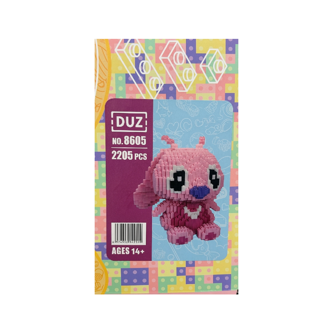 Disney Stitch Pink Edition Magic Blocks Building Brick Set – 2205 Pieces