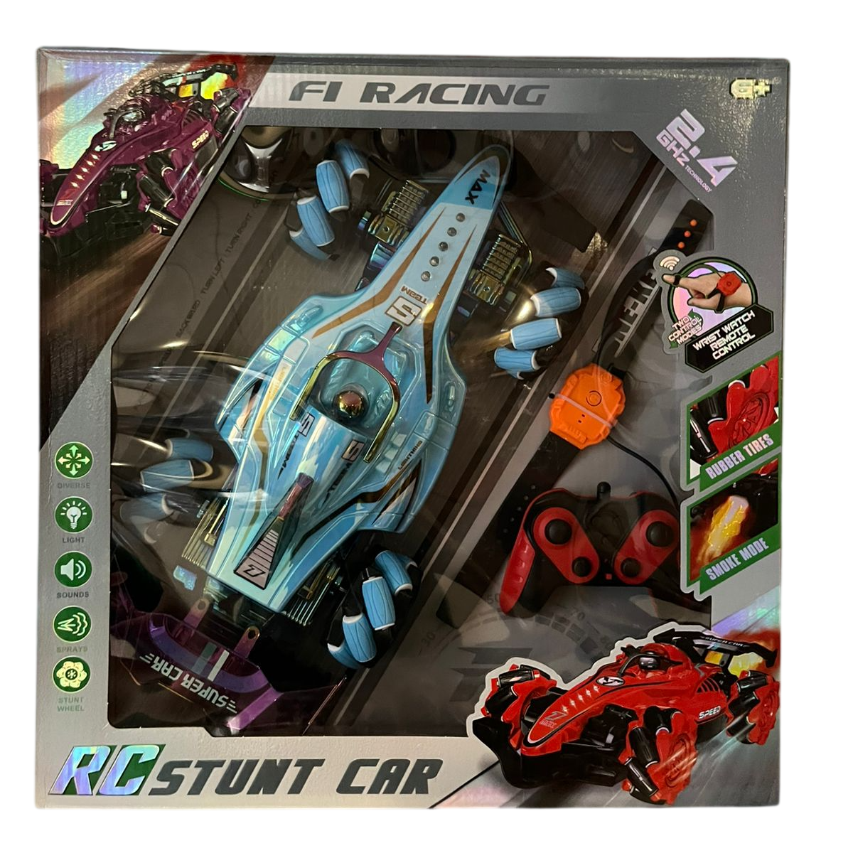 F1 Racing car RC controler two mode- Blue