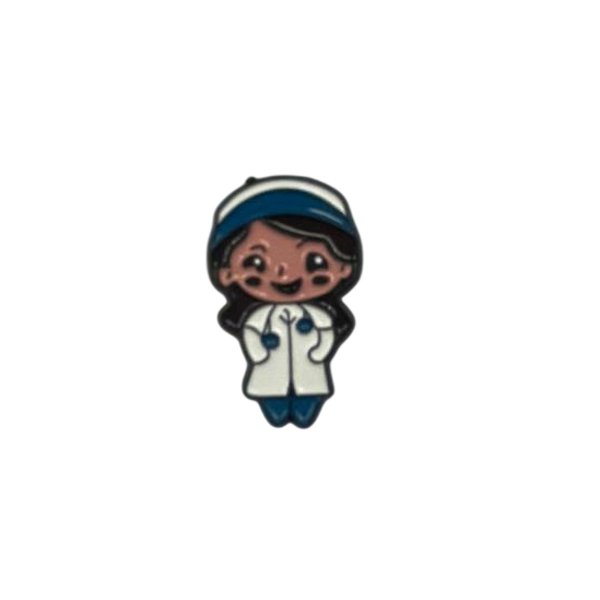 blue nurse sticker