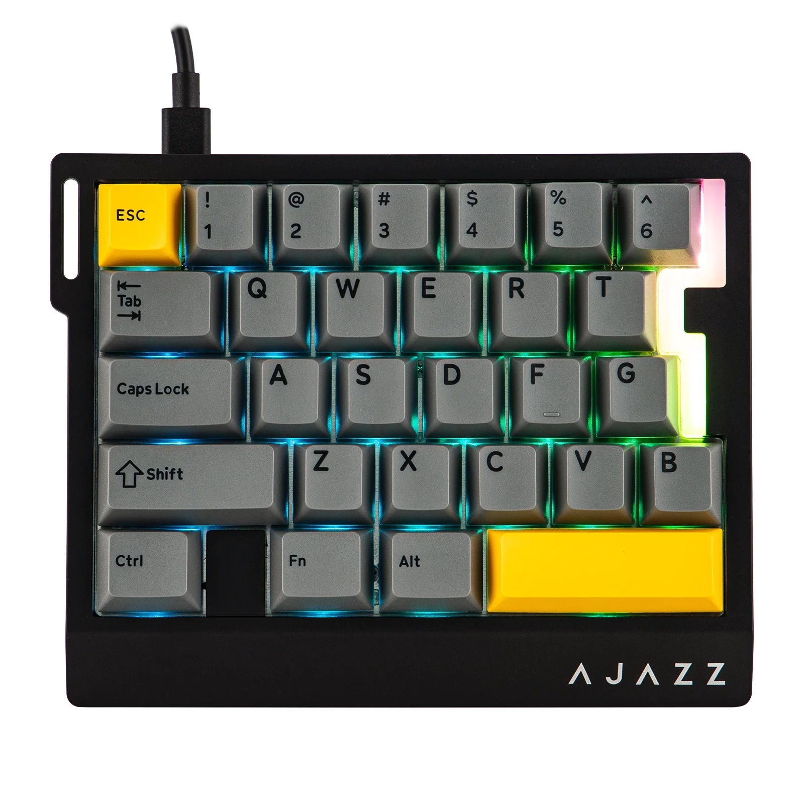 AJAZZ AK029 Keyboard (Black Yellow)