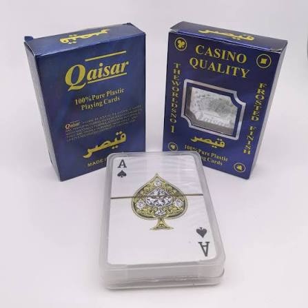Qaisar Gold Custom Plastic Playing Card