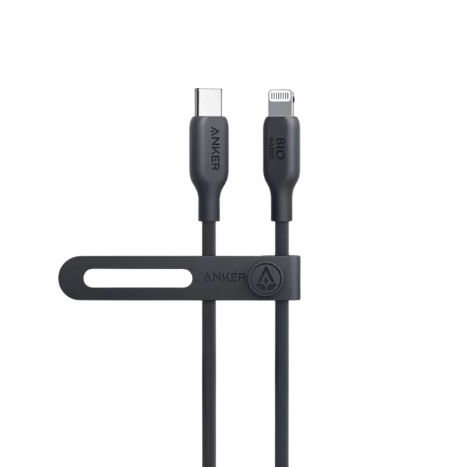 542 USB-C to Lightning Cable 3ft Bio-Based A80B1H11 Black