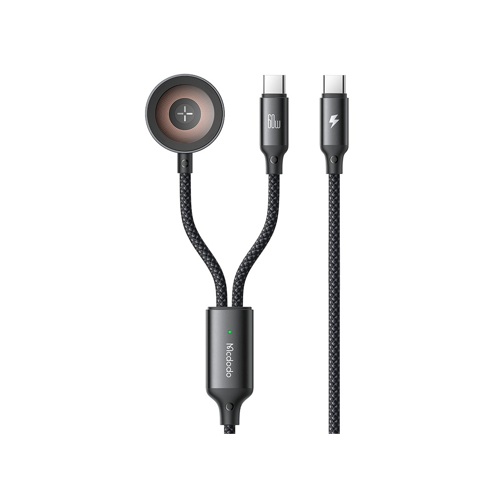 Cable MCDODO CA-4210 USB-C 1.2m Black + charger for Samsung Watch