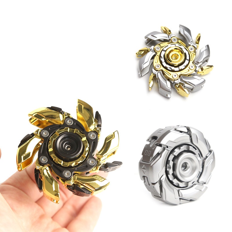 لعبة سبينر معدنية دوارة لتخفيف التوتر والقلق من سبائك الفولاذ (Rotating Alloy Steel Fidget Spinner)