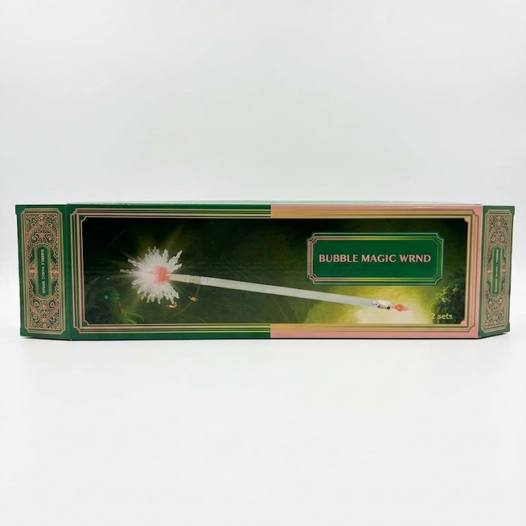 Minecraft Pixel Diamond Sword Bubble Magic Wand – LED Light & Sound Toy