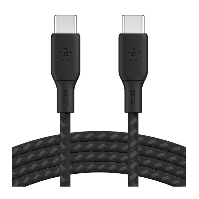 كيبل بيلكين من USB-C إلى USB-C بقدرة شحن 100 واط - طول 2 متر