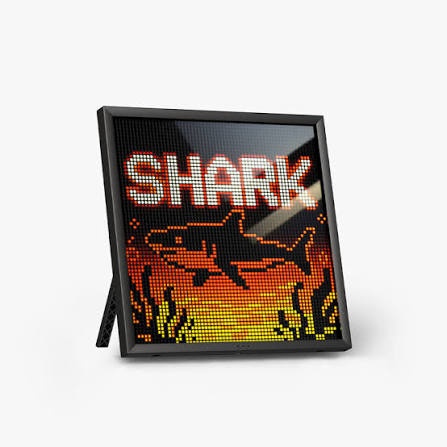 Pixel Art LED Display Board – 32x32 Grid / Bluetooth Control – Black