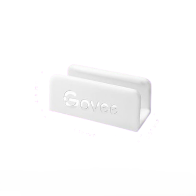 شريط إضاءة Govee RGBIC Neon Rope Light مع حاملين للتثبيت (عبوة مكونة من 20 قطعة، أبيض)