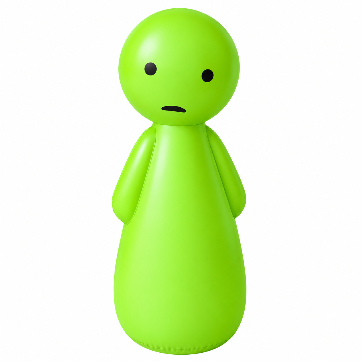 Smiski Style Inflatable Tumbler Doll