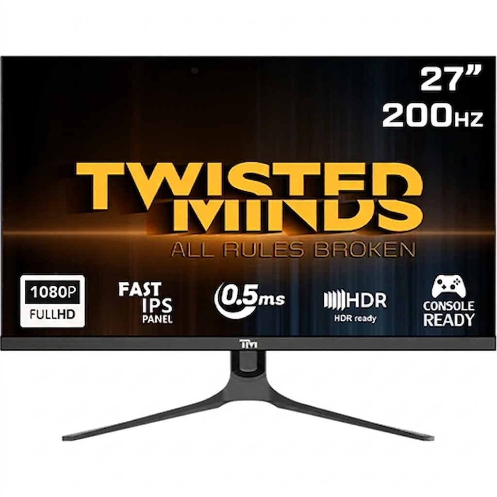 Twisted Mind 27" FHD 200Hz 0.5ms IPS Gaming Monitor