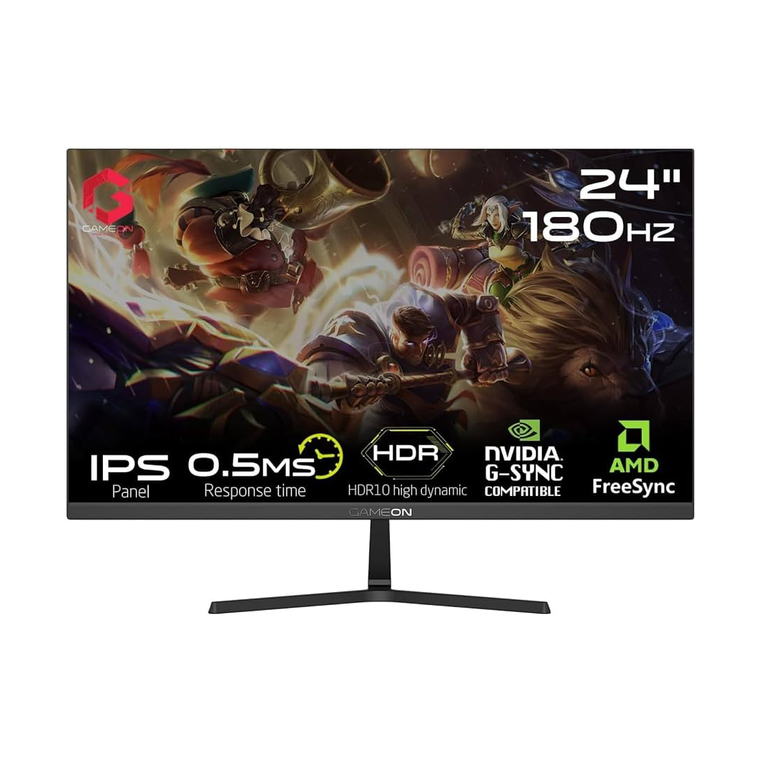 GAMEON Pro Series 24" 180Hz 0.5ms Fast IPS Gaming Monitor - GOPS24180IPS / Black