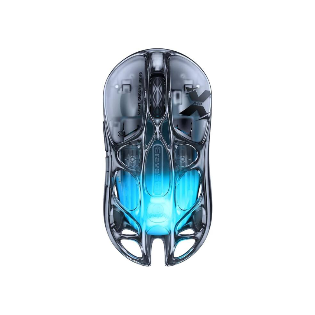 GravaStar Mercury X Air 8K Wireless Gaming Mouse – Onyx Crystal
