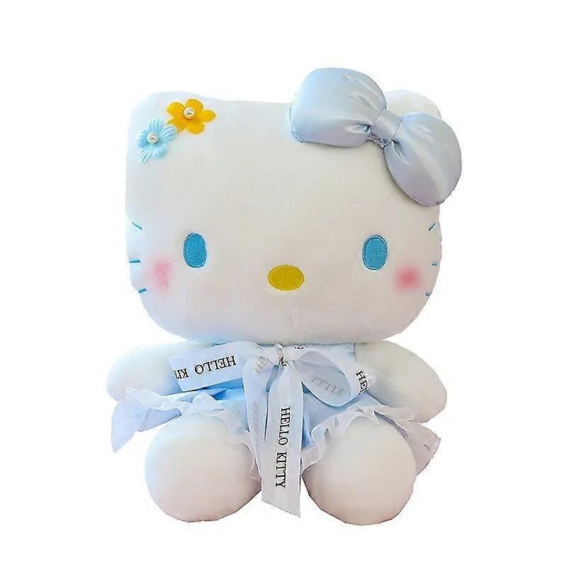 لعبة دمية قطيفة قطة زرقاء - 45 سم (Soft Toy Blue Kitty Plush)