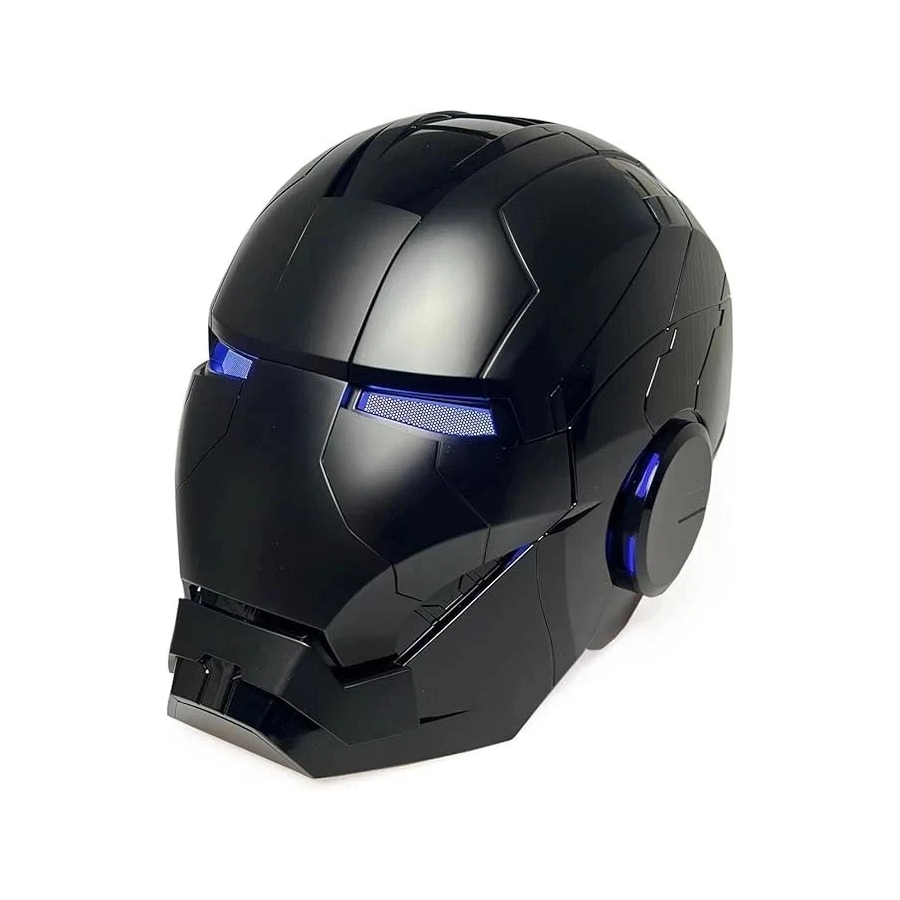 MK5 Iron Man Wearable Helmet (Matte Black Edition) – Voice & Touch Control