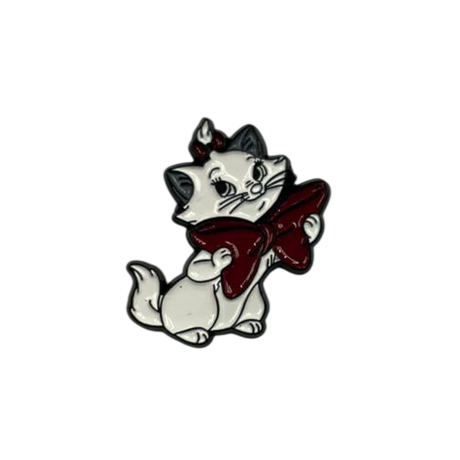 smile cat holding papula sticker