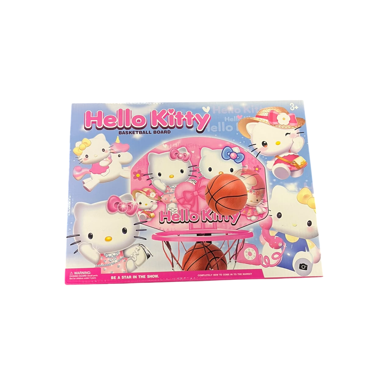 Hello Kitty Kids' Indoor Basketball Hoop Set